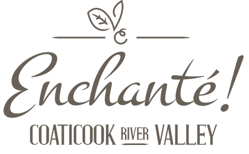 Logo Enchanté. Coaticook River Valley